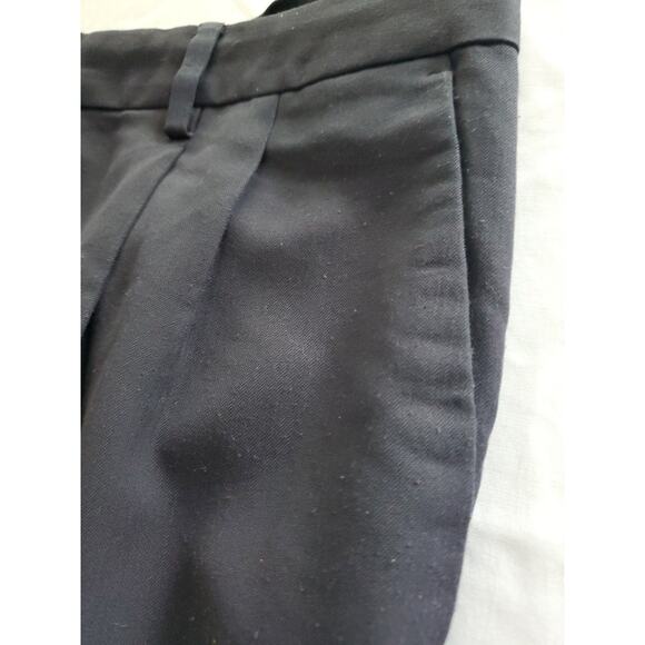 Murano Mens Dress Pants Navy Size 38/30 Polyester Blend Pleated Stretch Pockets - Picture 9 of 12